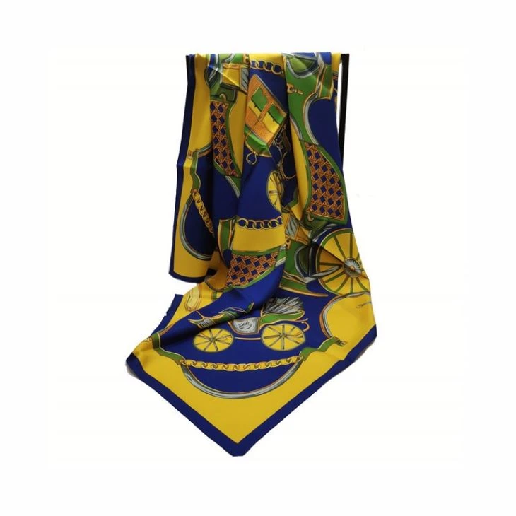 Custom Digital Double Side Printing Silk Scarf Custom Digital Double Side Printing Silk Scarf